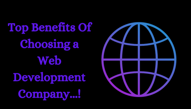 What are the top benefits of a web development company?